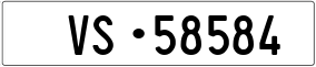 Truck License Plate
